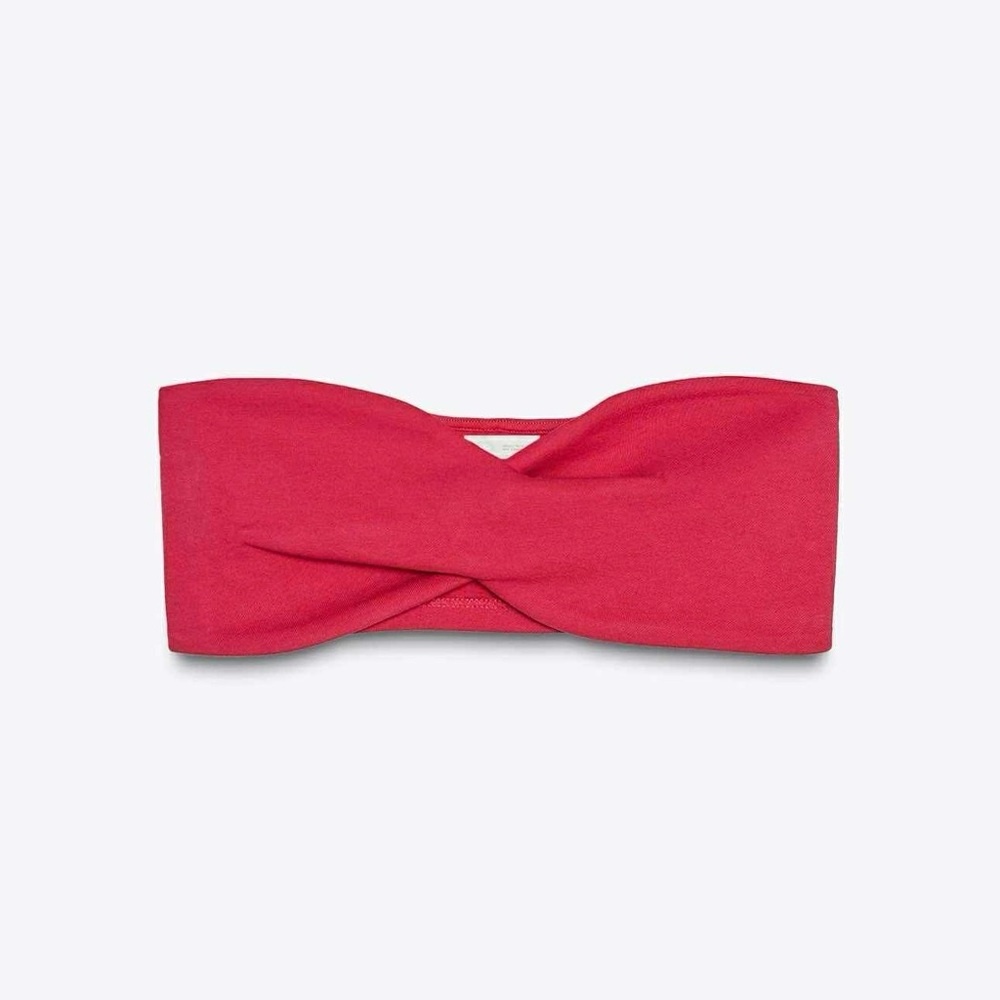 Elegant Pink Bandeau Top